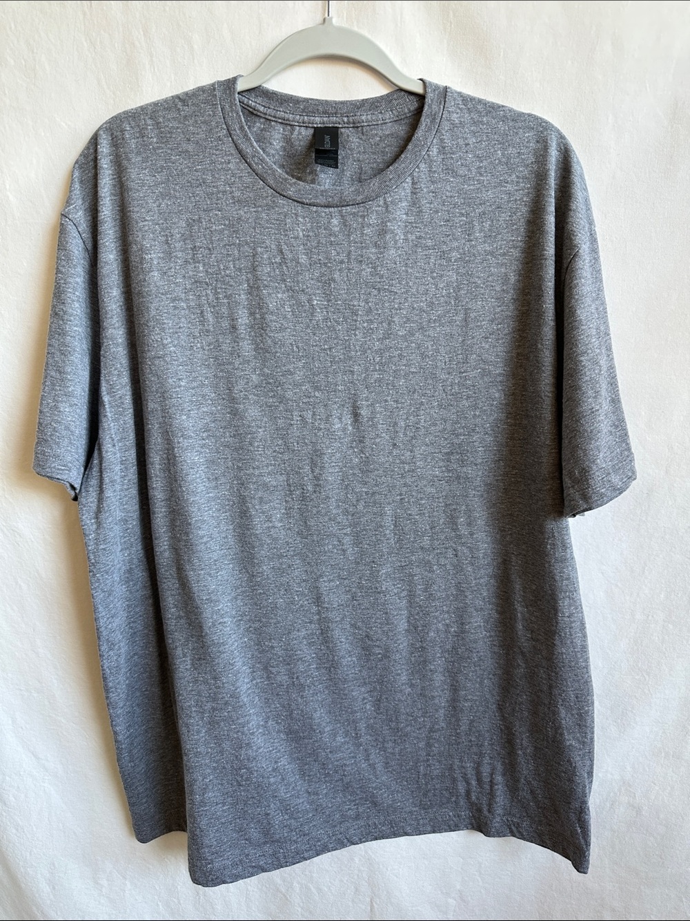 Gildan Softstyle gray heather T-shirt, size XL